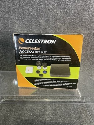 Celestron 94306 PowerSeeker Accessory Kit Extra Lenses and Optics for Telescope