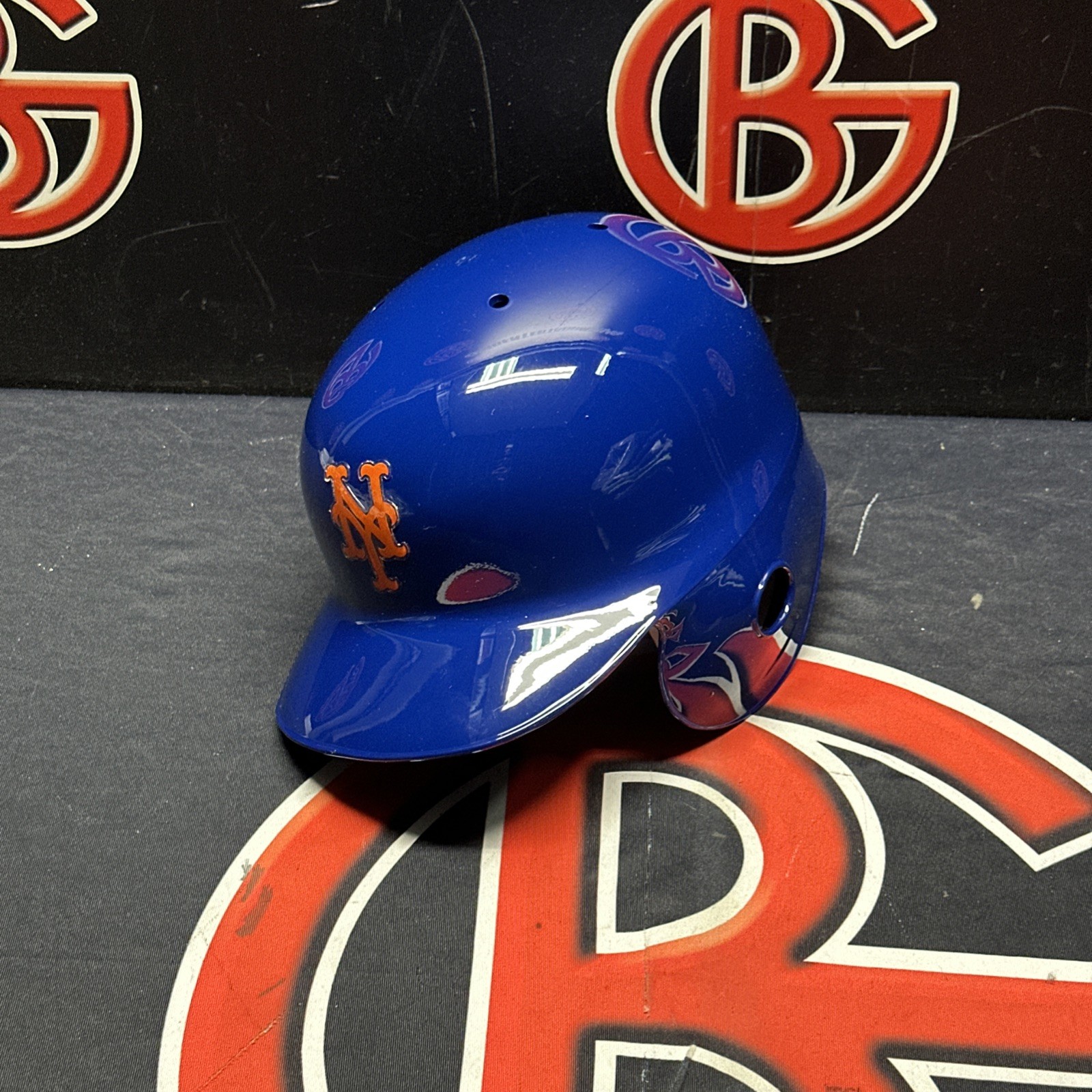 New York Mets Batting Helmet, Unsigned, Authentic Rawlings  Helmet