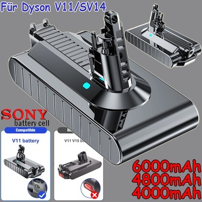 Für Dyson V11 SV14 Original Akku 6000mAh Absolute Complete Screw In Sony Akku DE
