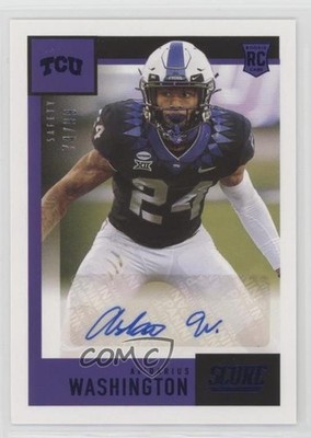 2021 Chronicles Draft Picks Blue 74/99 Ar Darius Washington Ar'Darius Auto 0c2