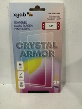 XYAB Nintendo Switch Lite Screen Protector 2 Pack-Tempered Glass 9H Hardness New