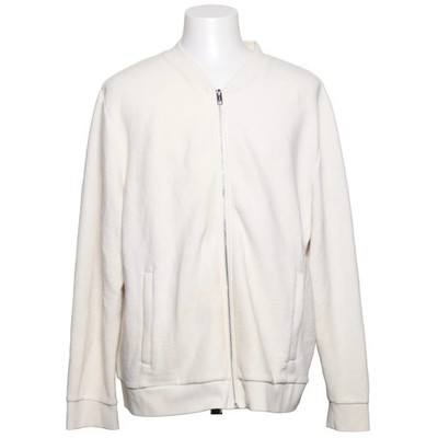 H&M, Strickjacke, Herren, Größe: XXL, Weiß, Baumwolle/Polyester/Elasthan #dnP