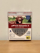 Elanco K9 Advantix II for Extra Large Dogs Over 55lbs 4 Monthly Dose 4103