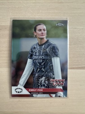 Topps Chrome UWCL 2024/25 Emily Fox Inside Look Insert Arsenal