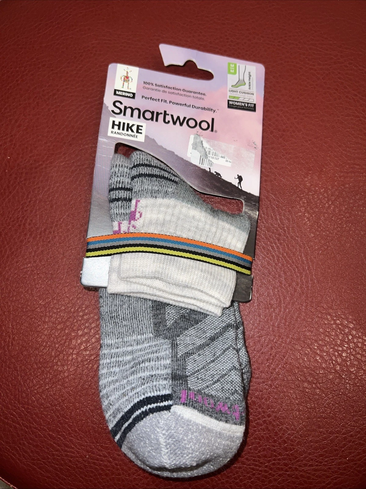 Smartwool Women’s HIKE Socks Full Cushion Crew Height Wool Classic Edition