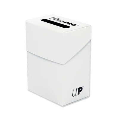 UltraPRO  White Solid Color Deck Box YuGiOh!/Pokemon/Digimon/One Piece