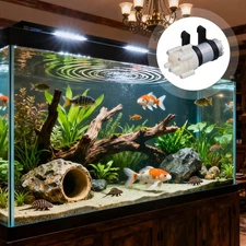  2pcs Mini Diaphragm Pump 6-12V for Aquarium Water Circulation - Portable Silent