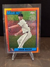 2025 Topps Series 1 Adam Mazur Chrome Mojo Refractor RC