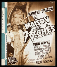 SEVEN SINNERS Original Movie Pressbook John Wayne Marlene Dietrich US Navy