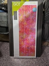 Accuquilt Go! Cutting Die Fabric Strip Cutter - Cut (3) 2.5" Strips At Once!