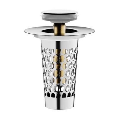 Drain Filter Sink Plug Push Type Bounce Cores Sink Drain Strainer Enduring