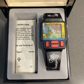 Nelsonic Super Mario World Nintendo Game Watch w/ Box & Manual &ndash; Vintage 1992
