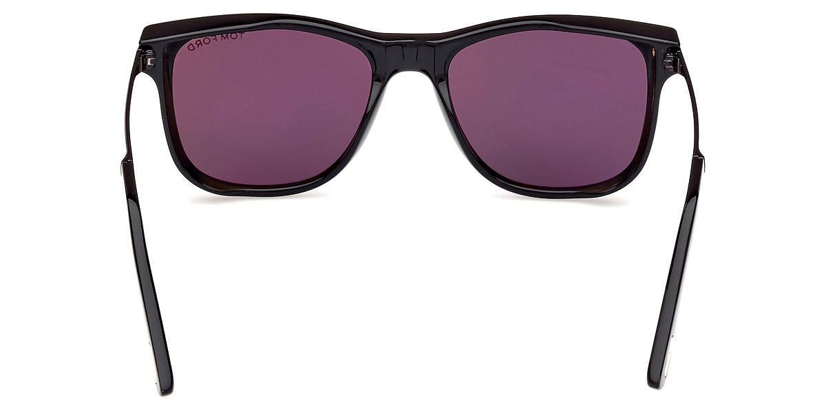 Tom Ford FT1104 Sinatra Sunglasses Men Shiny Black 53mm New  display picture 3