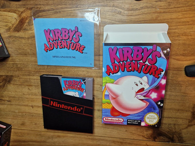 NES Kirbys Adventure mit Anleitung