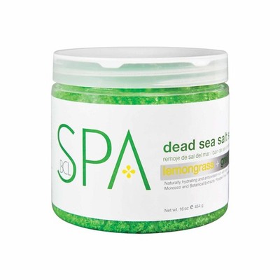 BCL SPA 16 oz. Dead Sea Salt Soak Lemongrass + Green Tea
