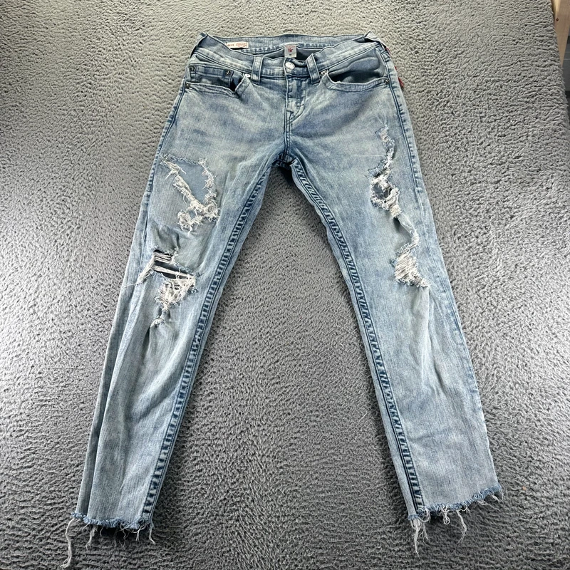 True Religion Rocco Women's Distressed Skinny Jeans