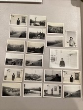 1943 20 Lot Soldier, Train Wreck Damage WW2 Era Photo Lot