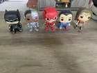 Funko Pop! Vinyl Justice League Set Batman Superman Wonder Woman Flash Cyborg
