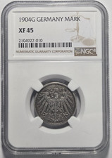 1904G GERMANY MARK NGC XF 45 Certified Coin