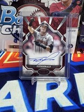 2025 Topps Tier One TYLER FITZGERALD  Red Break Out Auto /25 Giants