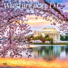 Washington D.C. | 2026 12x24" (Hanging) Wall Calendar | Plastic-Free