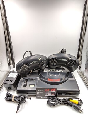 Sega Genesis Model 1 Console System Black OEM Original Tested