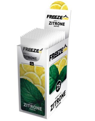 FREEZE MENTHOL ZITRONE Aromakarten - Aroma  Card 5x 25er Box(wie Rizla)