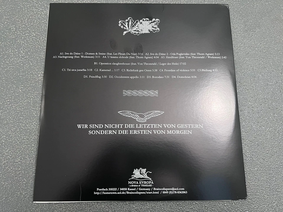 Bleiburg Domobran 2LP+CD Death In June Der Blutharsch Von Thronstahl Werkraum - Image 2 of 3