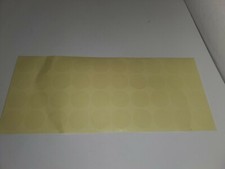 40 LOT 1 inch wide Clear Round Security seal self adhesive Label stickers E6