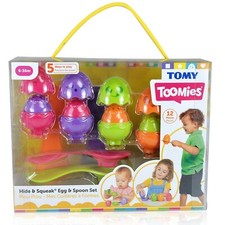 Kinder Spielzeug EIERLAUFEN  5 in 1 Set - Sortier & Geschicklichkeitsspiel