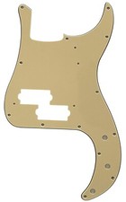 For Fit Fender '62 Precision P Bass Style Guitar Pickguard 3 Ply Vintage Yellow