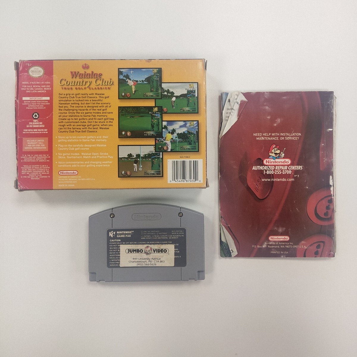 Waialae Country Club True Golf Classics Nintendo 64 N64 | eBay