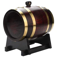 Pressure Tested Oak Timber Wine Barrel For Fine Wine 