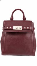 MICHAEL KORS Addison zaino medio in pelle sangue di bue/oro ferramenta grazioso 60