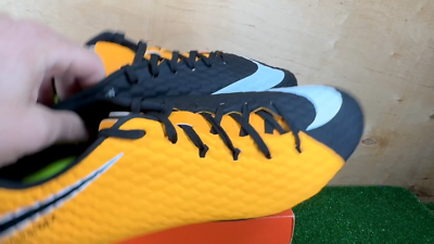 Nike Hypervenom Phelon III FG 852556-801 Yellow boots Cleats mens