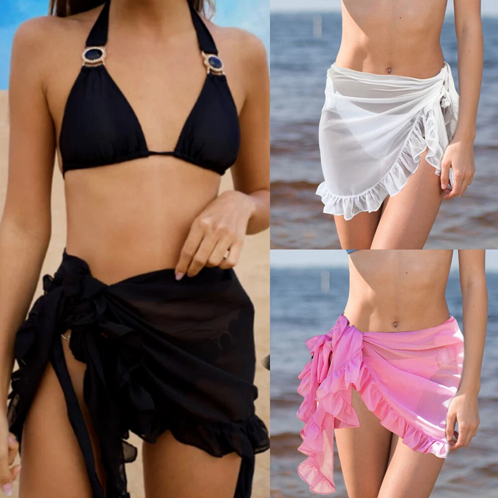 Bikini cover up wrap skirt cheap