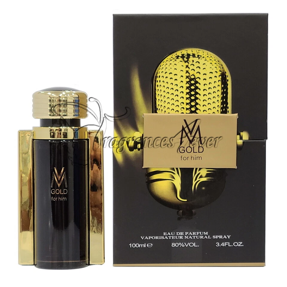 Victor Manuelle Gold For Him Eau de Parfum 3.4 oz 100 ml For Men