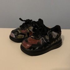 Nike AV2856-001 Air Force 1 af1 Low Floral Leather Athletic Shoes Toddler US 5C