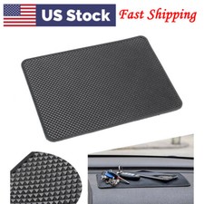 Black Car Anti-Slip Dashboard Sticky Pad For Phone 18 13cm Reusable Washedable