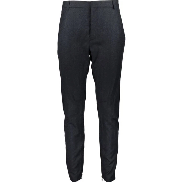 Lanvin — £695 LANVIN Paris Designer Wool & Cashmere Biker Trousers