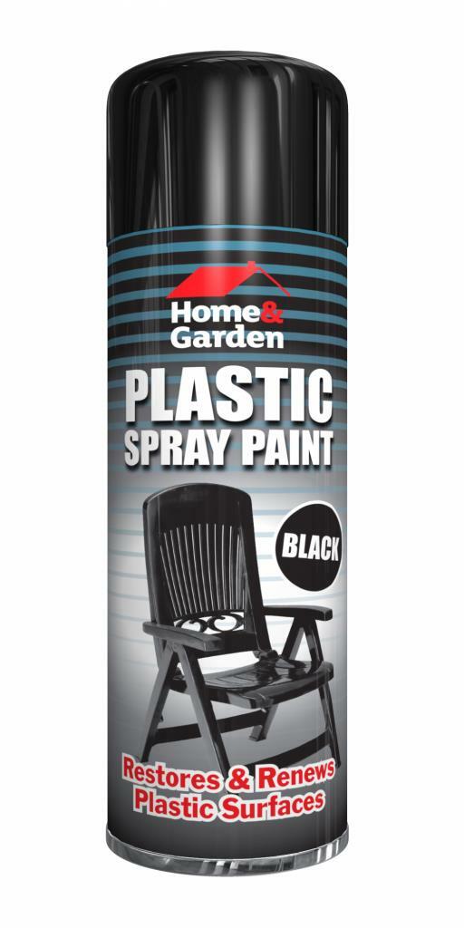 Plastic Spray Paint 300ML Restore Renew Plastic Surfaces Diy Craft Fast
