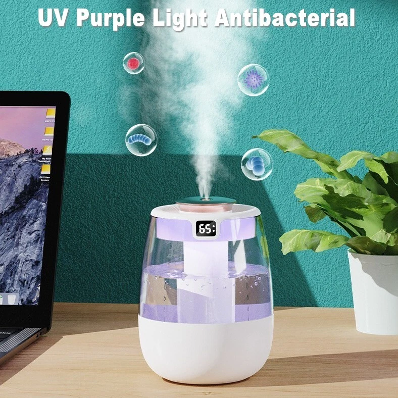 1500ml Humidifiers for Bedroom Large Room Office Cool Mist Air Humidifier New - Image 4 of 4