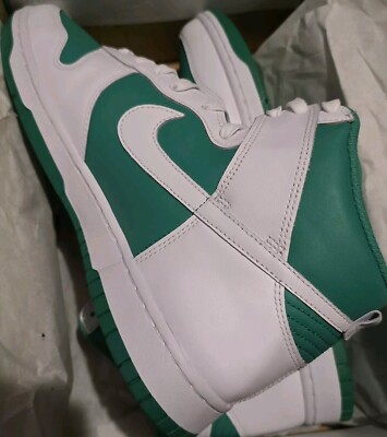 Nike Dunk High White Stadium Green Size 12