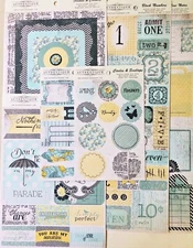 Authentique Renew Components 6 double sided die cuts - NEW