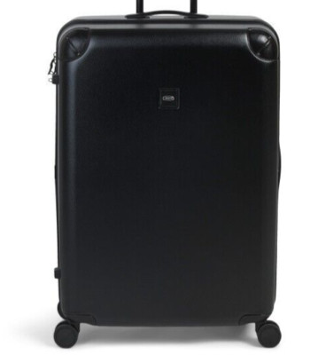 BRICS 32in Black Leather Detail TSA Lock Hardcase 8 Wheel Spinner Free Ship NWT