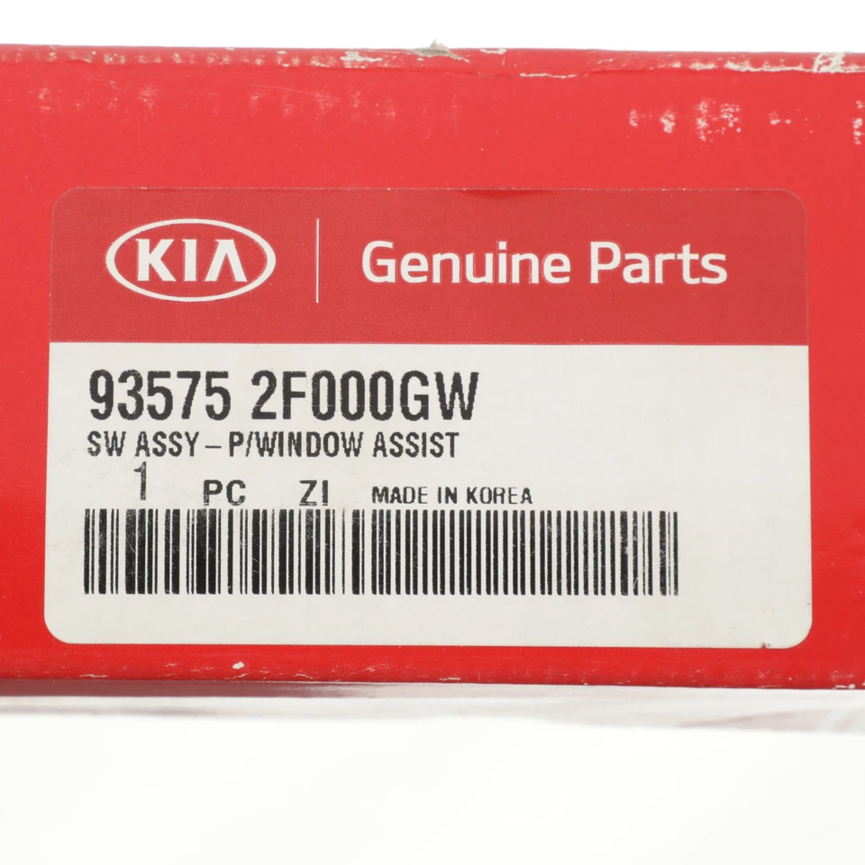 Conjunto de interruptor ventana eléctrica 935752F000GW Kia Spectra Spectra5 2004-2006 nuevo fabricante de equipos originales Foto 4 de 4