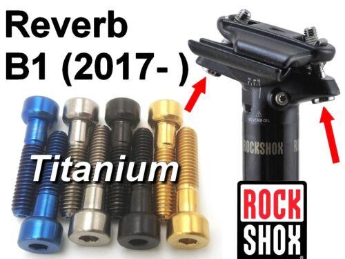 ROCKSHOX REVERB B1 (2017-): 2 ajustable saddle screws in titanium - 43% lighter! - Picture 1 of 7