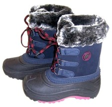 Totes Girls Jessica Winter Snow Boots NIB Blue Nights Size 13M or 1M