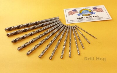 Left Hand Drill Bit Set Drills Screw Extractors No Case Niobium Nb41 Drill Hog 