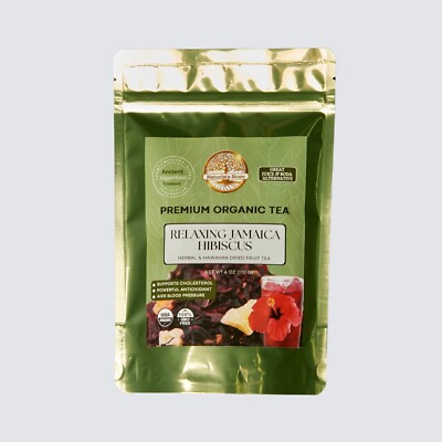 Organic Hibiscus & Hawaiian Dried Fruit Herbal Tea 6oz